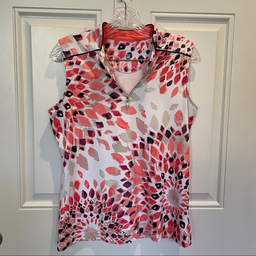 TAIL Golf Shirt | Womens Sleeveless Top | Size Medium